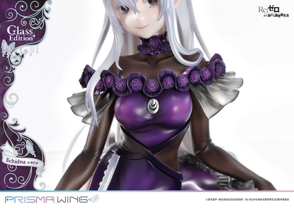 Re:ZERO Starting Life in Another World Prisma Wing PVC Statue 1/7 Echidna Glass Edition 24 cm Scalefiguren Yokina