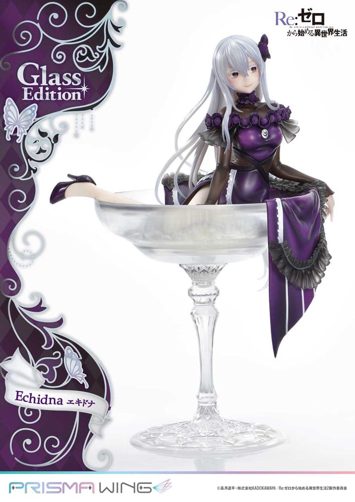 Re:ZERO Starting Life in Another World Prisma Wing PVC Statue 1/7 Echidna Glass Edition 24 cm Scalefiguren Yokina