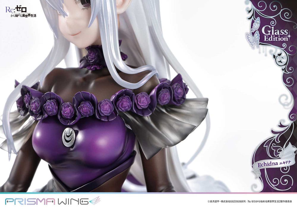 Re:ZERO Starting Life in Another World Prisma Wing PVC Statue 1/7 Echidna Glass Edition 24 cm Scalefiguren Yokina