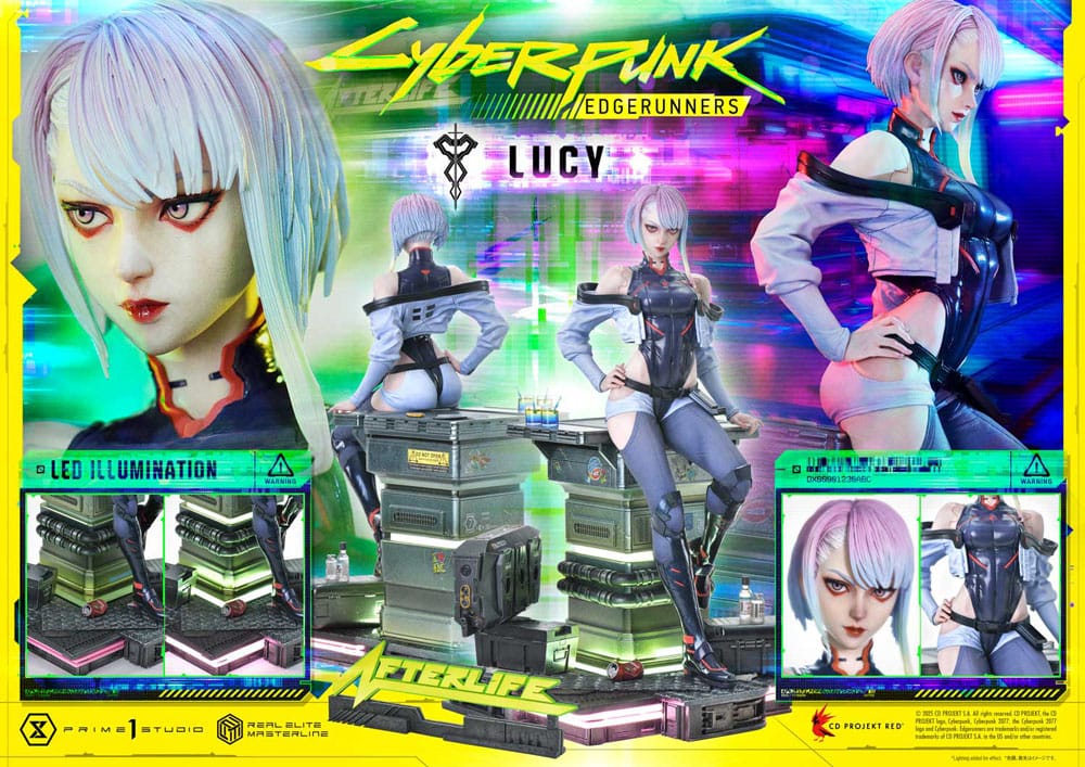 Cyberpunk: Edgerunners Real Elite Masterline Series Statue 1/4 Lucy 50 cm Scalefiguren Yokina