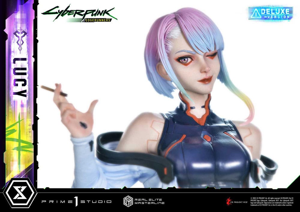 Cyberpunk: Edgerunners Real Elite Masterline Series Statue 1/4 Lucy Deluxe Version 50 cm Scalefiguren Yokina