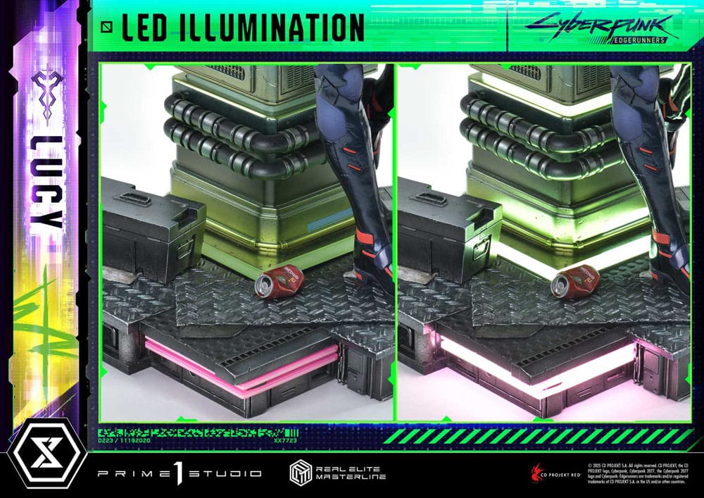 Cyberpunk: Edgerunners Real Elite Masterline Series Statue 1/4 Lucy Deluxe Version 50 cm Scalefiguren Yokina