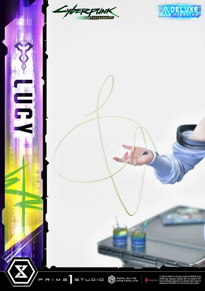 Cyberpunk: Edgerunners Real Elite Masterline Series Statue 1/4 Lucy Deluxe Bonus Version 50 cm Scalefiguren Yokina