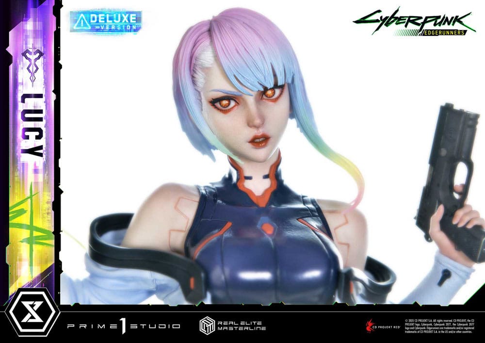 Cyberpunk: Edgerunners Real Elite Masterline Series Statue 1/4 Lucy Deluxe Bonus Version 50 cm Scalefiguren Yokina