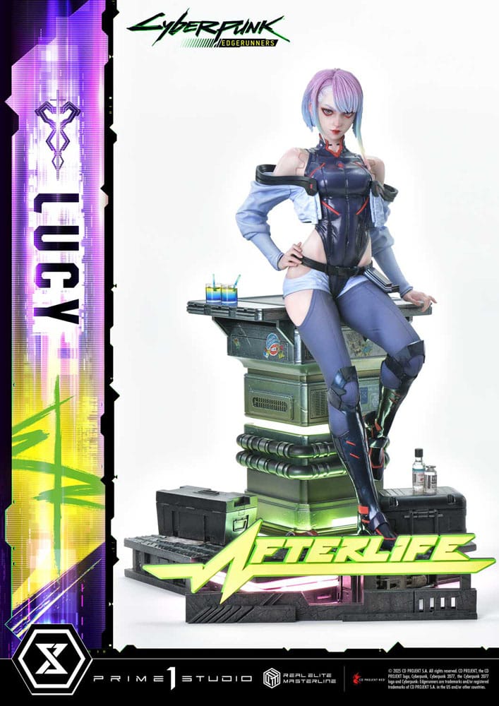 Cyberpunk: Edgerunners Real Elite Masterline Series Statue 1/4 Lucy Deluxe Bonus Version 50 cm Scalefiguren Yokina