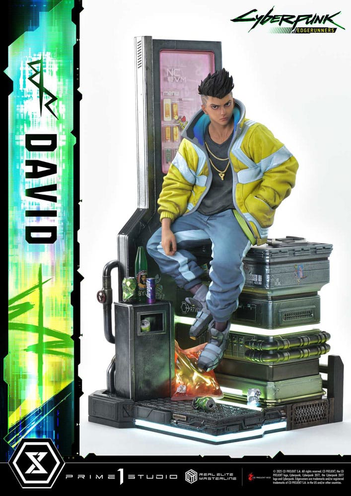 Cyberpunk: Edgerunners Real Elite Masterline Series Statue 1/4 David 58 cm Scalefiguren Yokina