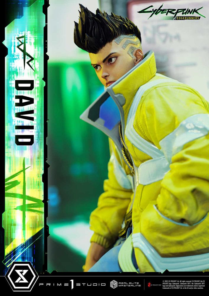 Cyberpunk: Edgerunners Real Elite Masterline Series Statue 1/4 David 58 cm Scalefiguren Yokina