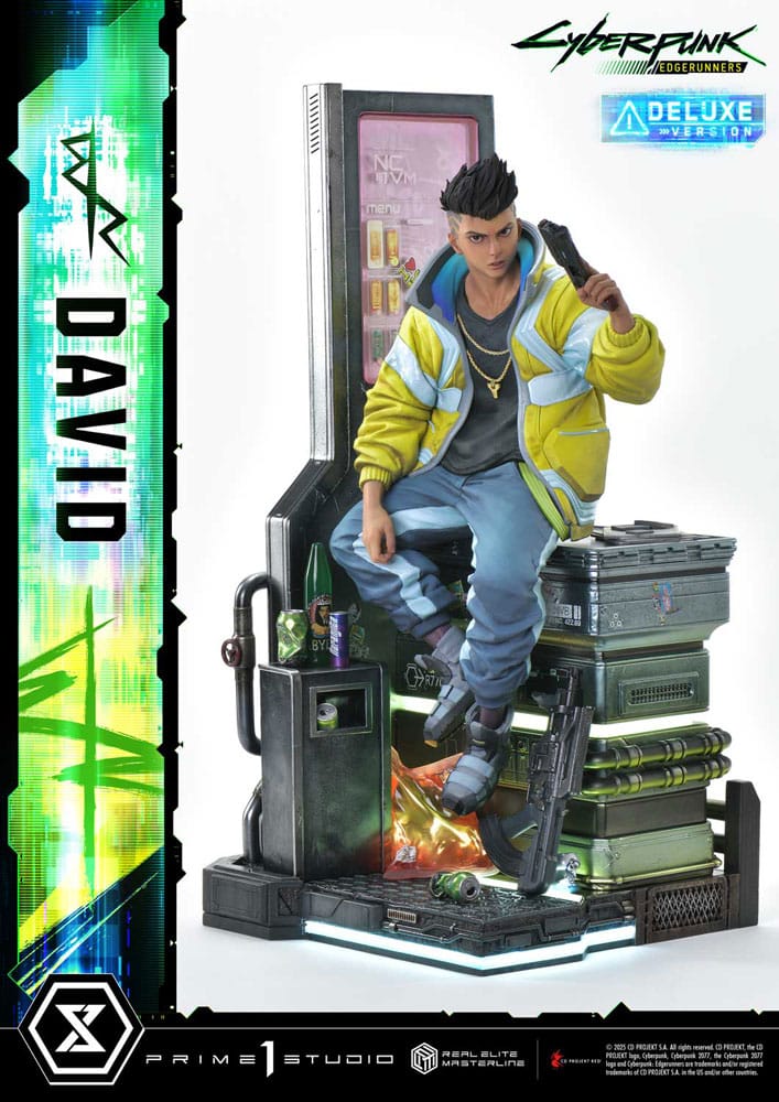 Cyberpunk: Edgerunners Real Elite Masterline Series Statue 1/4 David Bonus Version 58 cm Scalefiguren Yokina