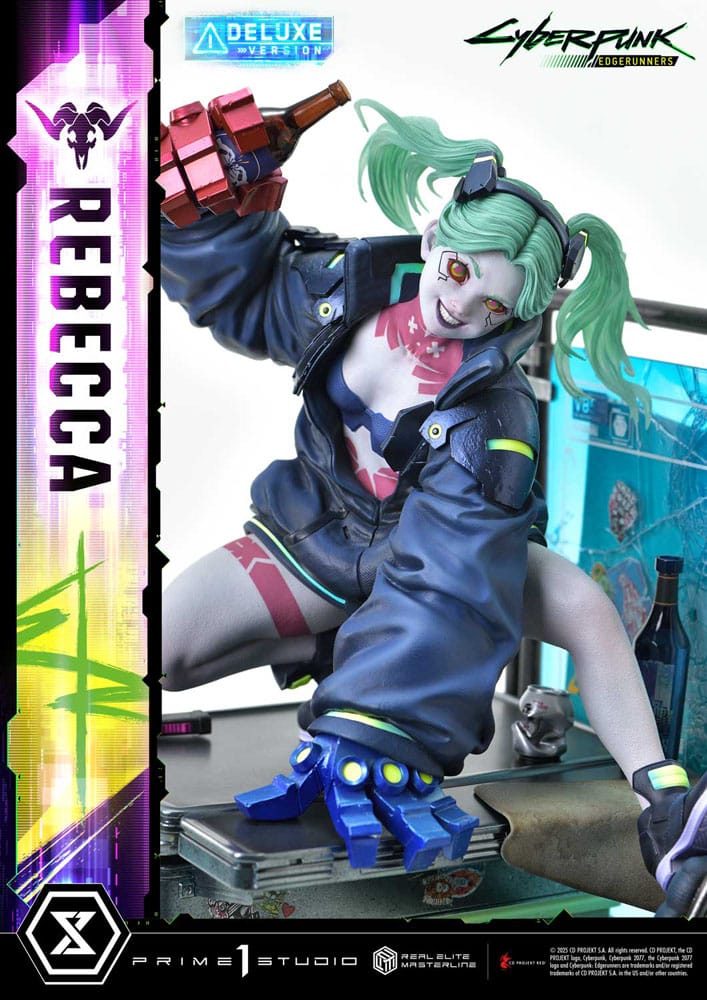 Cyberpunk: Edgerunners Real Elite Masterline Series Statue 1/4 Rebecca Deluxe Version 54 cm Scalefiguren Yokina
