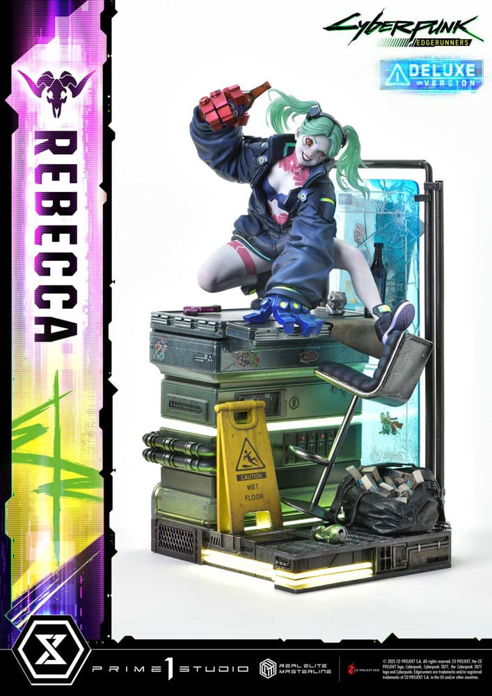 Cyberpunk: Edgerunners Real Elite Masterline Series Statue 1/4 Rebecca Deluxe Bonus Version 54 cm Scalefiguren Yokina