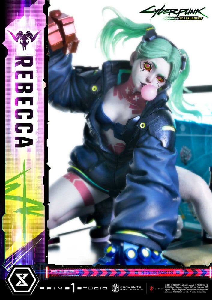 Cyberpunk: Edgerunners Real Elite Masterline Series Statue 1/4 Rebecca Deluxe Bonus Version 54 cm Scalefiguren Yokina