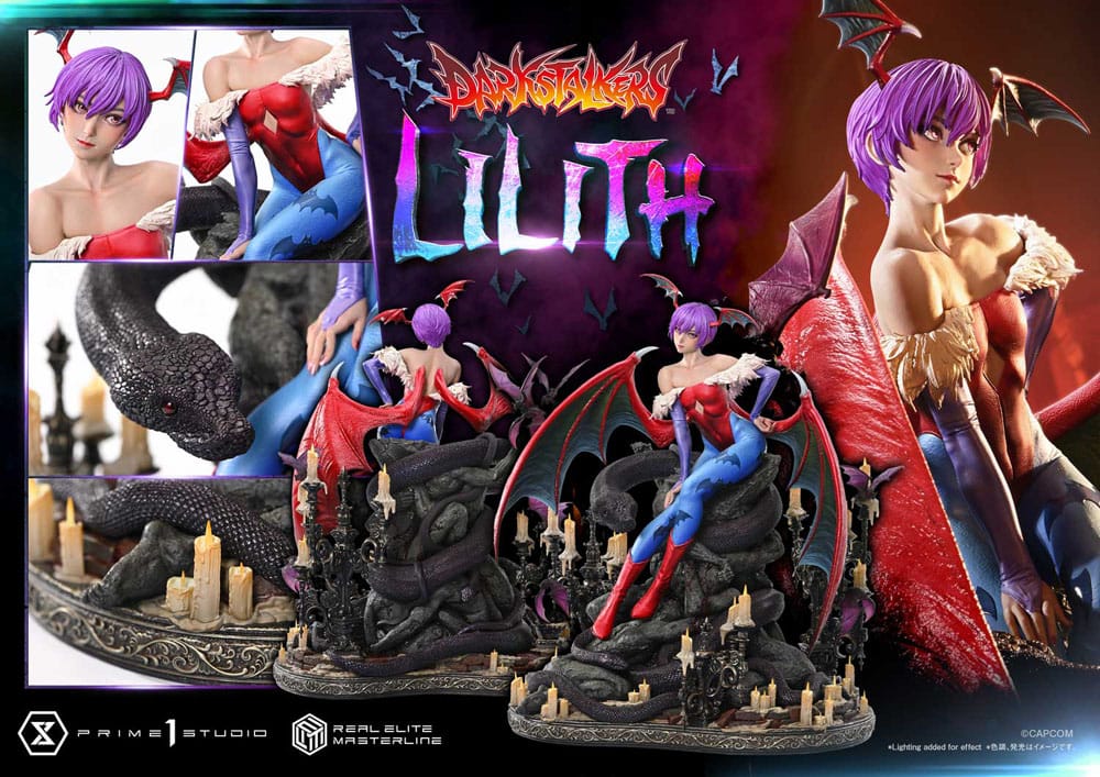 Darkstalkers Real Elite Masterline Series Statue 1/4 Lilith Bonus Version 52 cm Scalefiguren Yokina