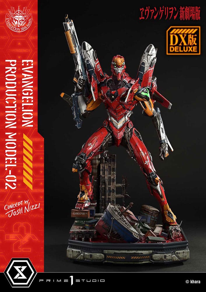 Rebuild of Evangelion Ultimate Diorama Masterline Series Statue Evangelion Production Model-02 (Concept By Josh Nizzi) Deluxe Version 73 cm Prizefiguren Yokina