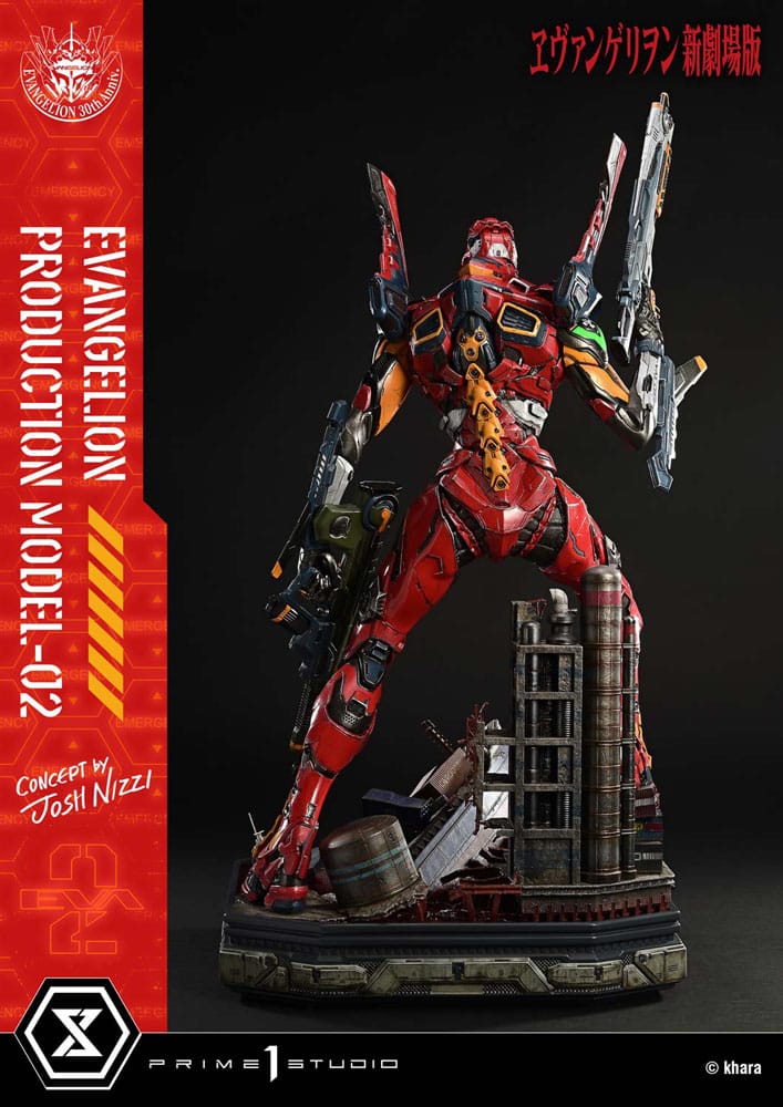 Rebuild of Evangelion Ultimate Diorama Masterline Series Statue Evangelion Production Model-02 (Concept By Josh Nizzi) Deluxe Version 73 cm Prizefiguren Yokina