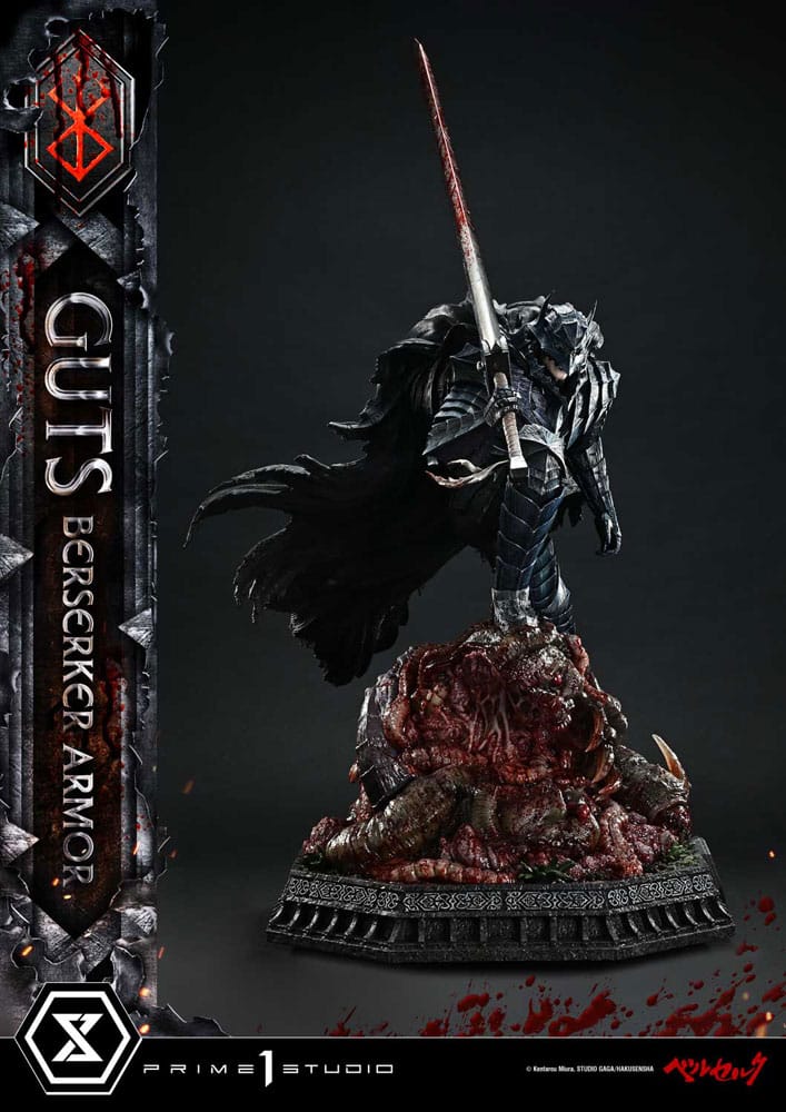 Berserk Ultimate Premium Masterline Series Statue 1/4 Guts, Berserker Armor Grunbeld vs. Guts 94 cm Scalefiguren Yokina