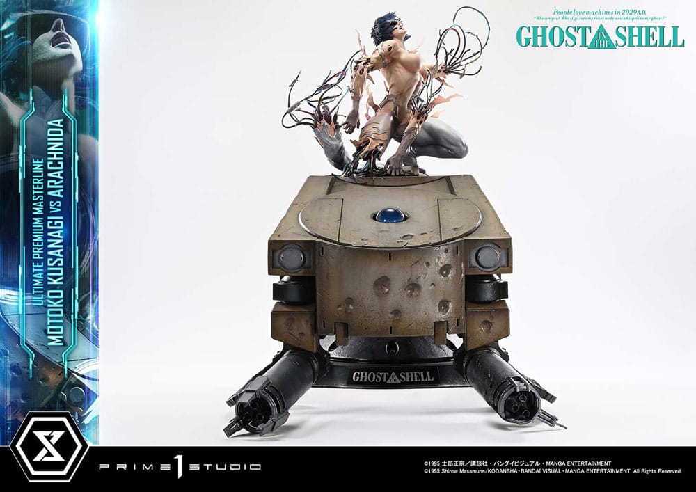 Ghost in the Shell Ultimate Premium Masterline Series Statue 1/4 Motoko Kusanagi vs Arachnida 68 cm Scalefiguren Yokina
