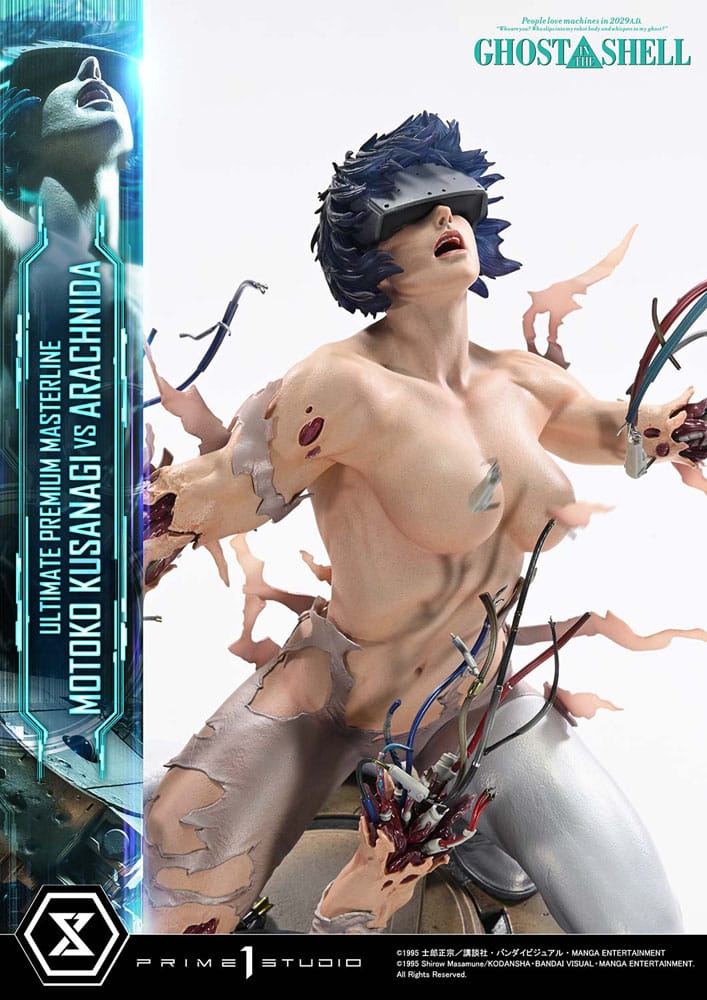 Ghost in the Shell Ultimate Premium Masterline Series Statue 1/4 Motoko Kusanagi vs Arachnida 68 cm Scalefiguren Yokina