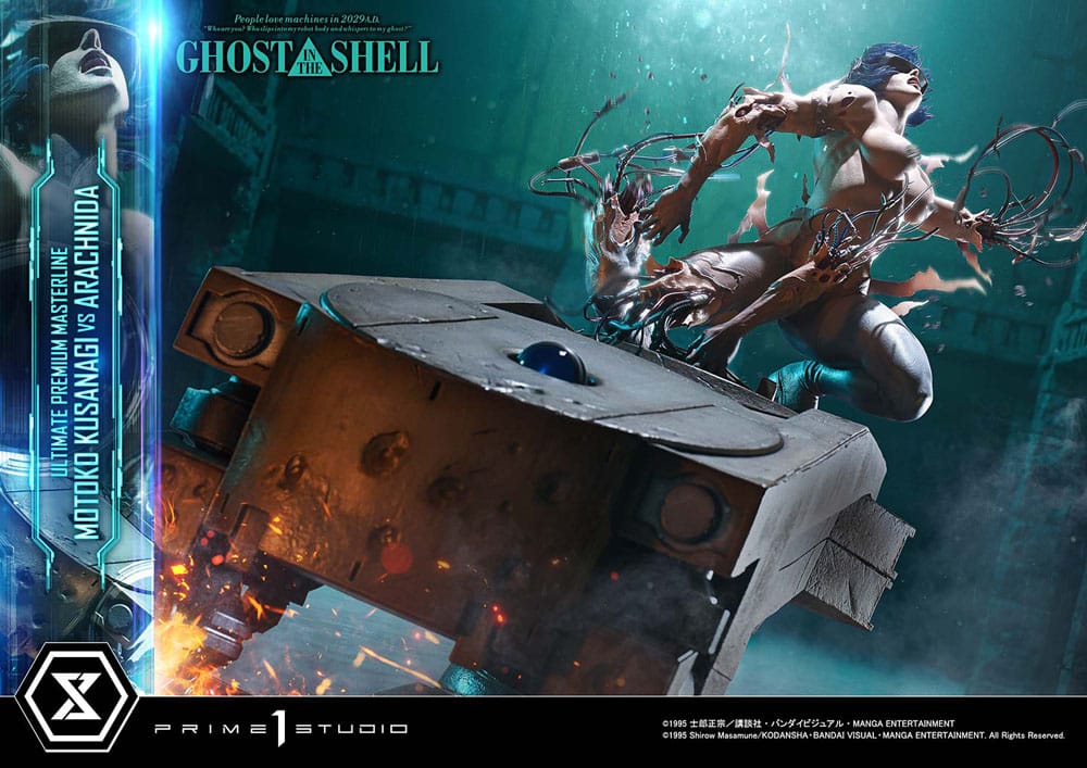 Ghost in the Shell Ultimate Premium Masterline Series Statue 1/4 Motoko Kusanagi vs Arachnida 68 cm Scalefiguren Yokina