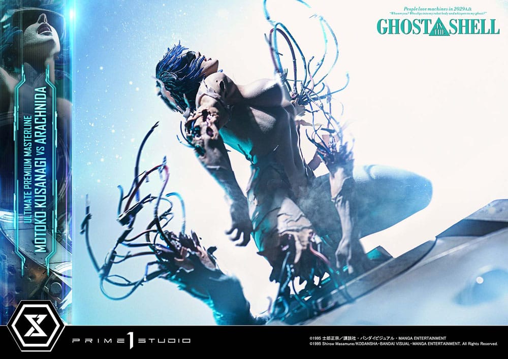 Ghost in the Shell Ultimate Premium Masterline Series Statue 1/4 Motoko Kusanagi vs Arachnida 68 cm Scalefiguren Yokina