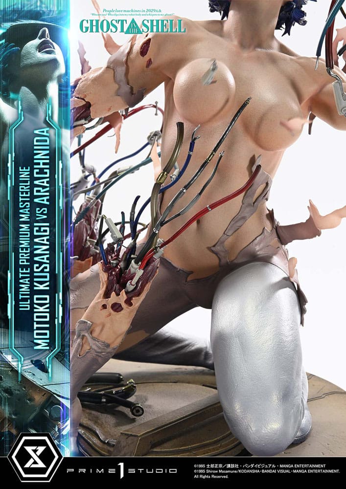 Ghost in the Shell Ultimate Premium Masterline Series Statue 1/4 Motoko Kusanagi vs Arachnida 68 cm Scalefiguren Yokina