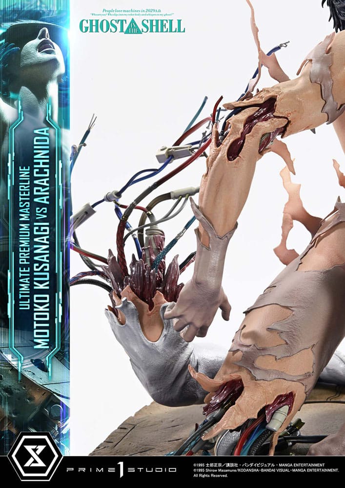Ghost in the Shell Ultimate Premium Masterline Series Statue 1/4 Motoko Kusanagi vs Arachnida 68 cm Scalefiguren Yokina