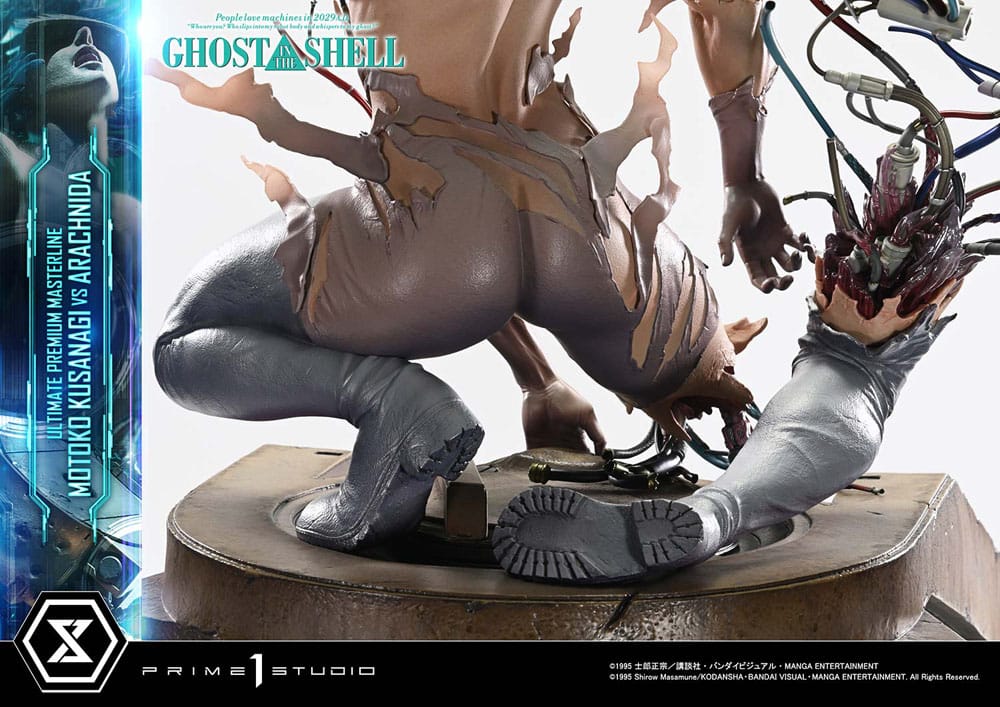 Ghost in the Shell Ultimate Premium Masterline Series Statue 1/4 Motoko Kusanagi vs Arachnida 68 cm Scalefiguren Yokina