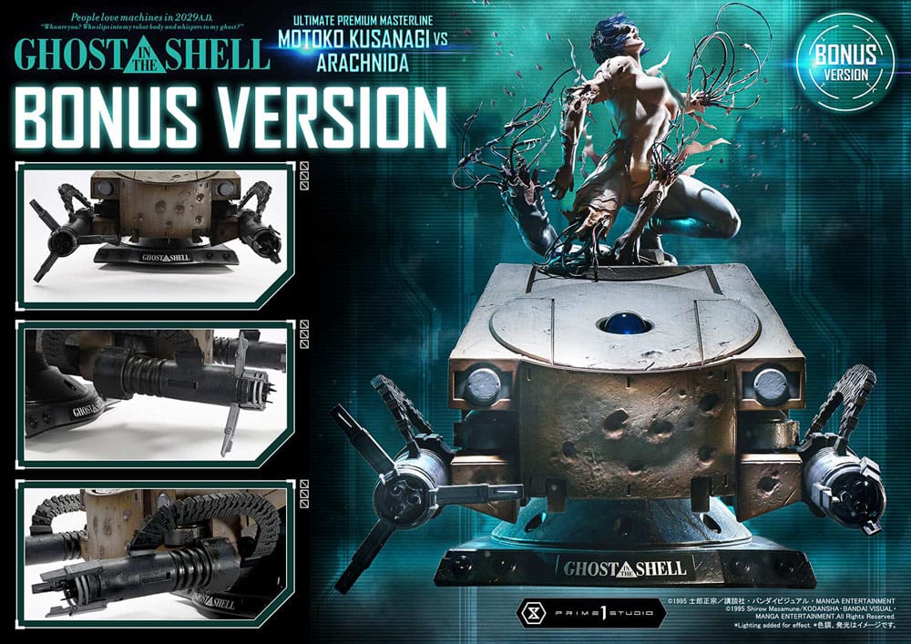Ghost in the Shell Ultimate Premium Masterline Series Statue 1/4 Motoko Kusanagi vs Arachnida Bonus Version 68 cm Scalefiguren Yokina