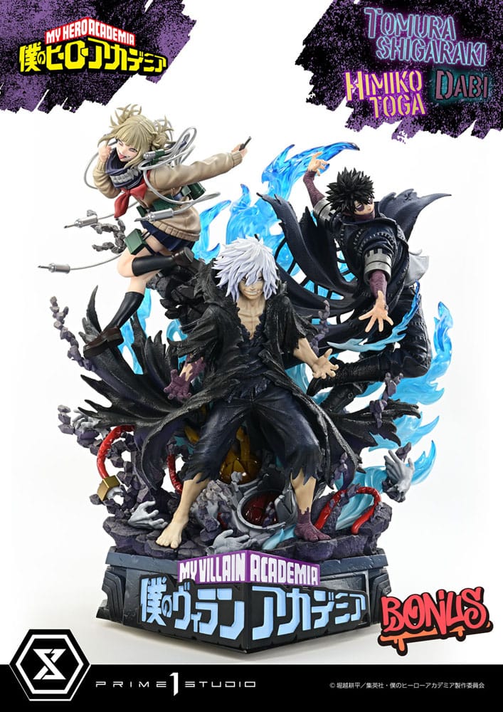 My Hero Academia Statue Ultimate Premium Masterline Tomura Tomura Shigaraki, Dabi & Himiko Toga Deluxe Bonus Version 69 cm Prizefiguren Yokina