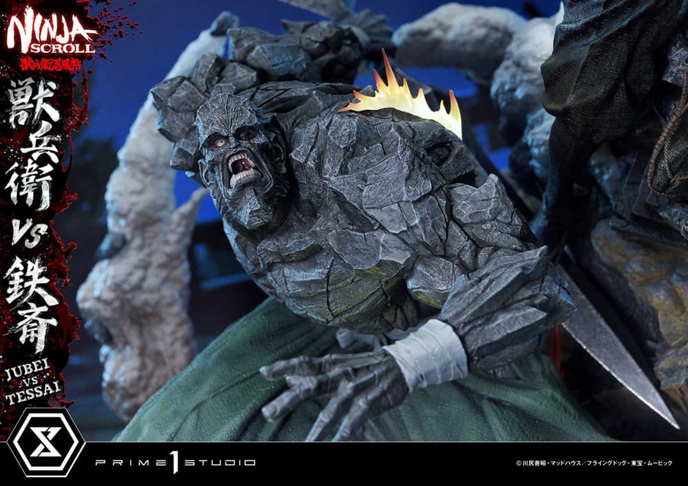 Ninja Scroll Ultimate Premium Masterline Series Statue 1/4 Jubei Versus Tessai 101 cm Scalefiguren Yokina