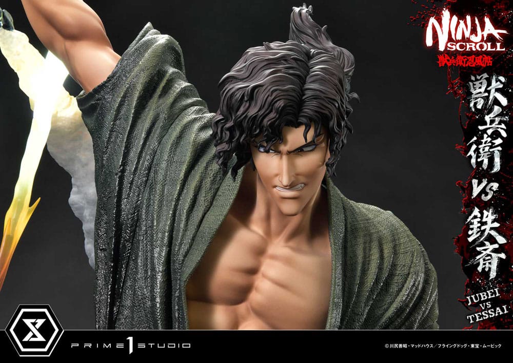 Ninja Scroll Ultimate Premium Masterline Series Statue 1/4 Jubei Versus Tessai 101 cm Scalefiguren Yokina
