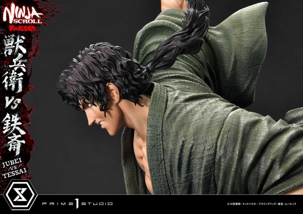 Ninja Scroll Ultimate Premium Masterline Series Statue 1/4 Jubei Versus Tessai 101 cm Scalefiguren Yokina