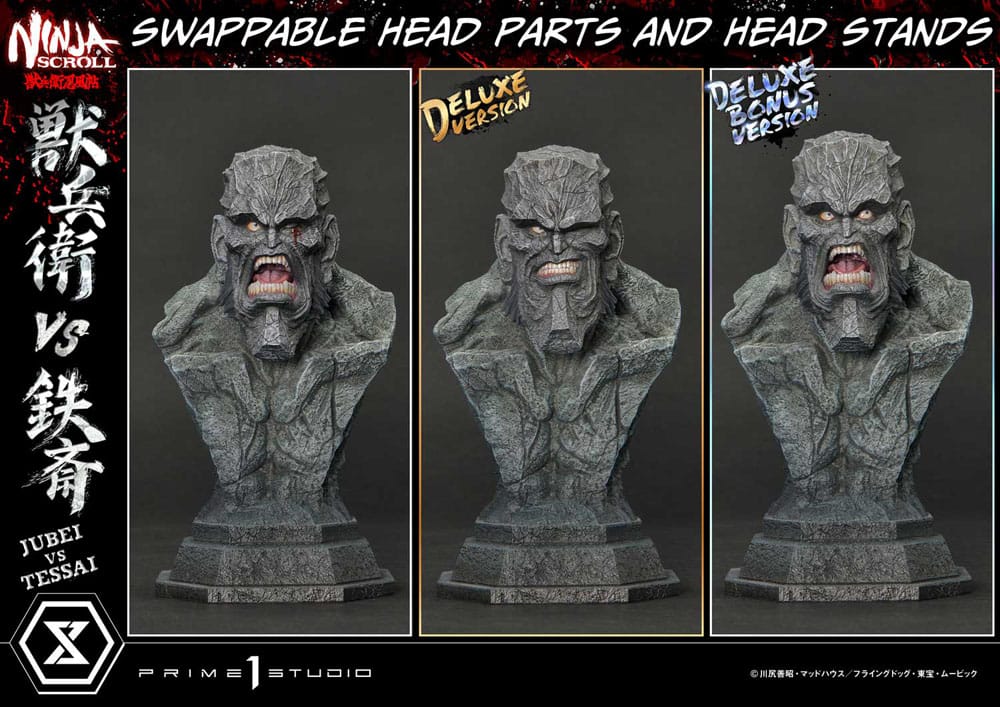 Ninja Scroll Ultimate Premium Masterline Series Statue 1/4 Jubei Versus Tessai Deluxe Bonus Version 101 cm Scalefiguren Yokina