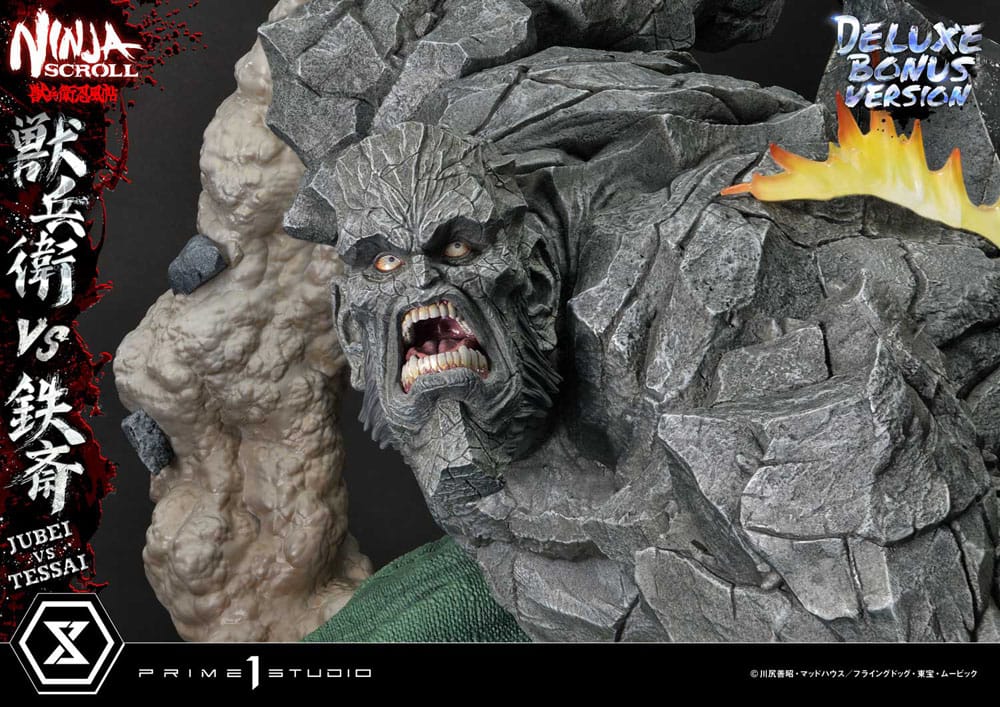 Ninja Scroll Ultimate Premium Masterline Series Statue 1/4 Jubei Versus Tessai Deluxe Bonus Version 101 cm Scalefiguren Yokina