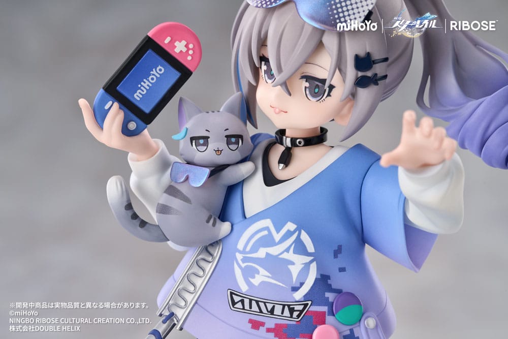 Honkai: Star Rail Rise Up Little Cat Series PVC Statue Silver Wolf Ver. 19 cm Prizefiguren Yokina