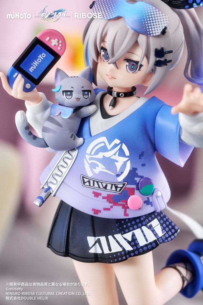 Honkai: Star Rail Rise Up Little Cat Series PVC Statue Silver Wolf Ver. 19 cm Prizefiguren Yokina