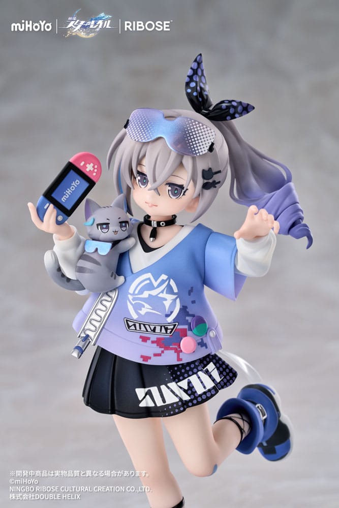 Honkai: Star Rail Rise Up Little Cat Series PVC Statue Silver Wolf Ver. 19 cm Prizefiguren Yokina