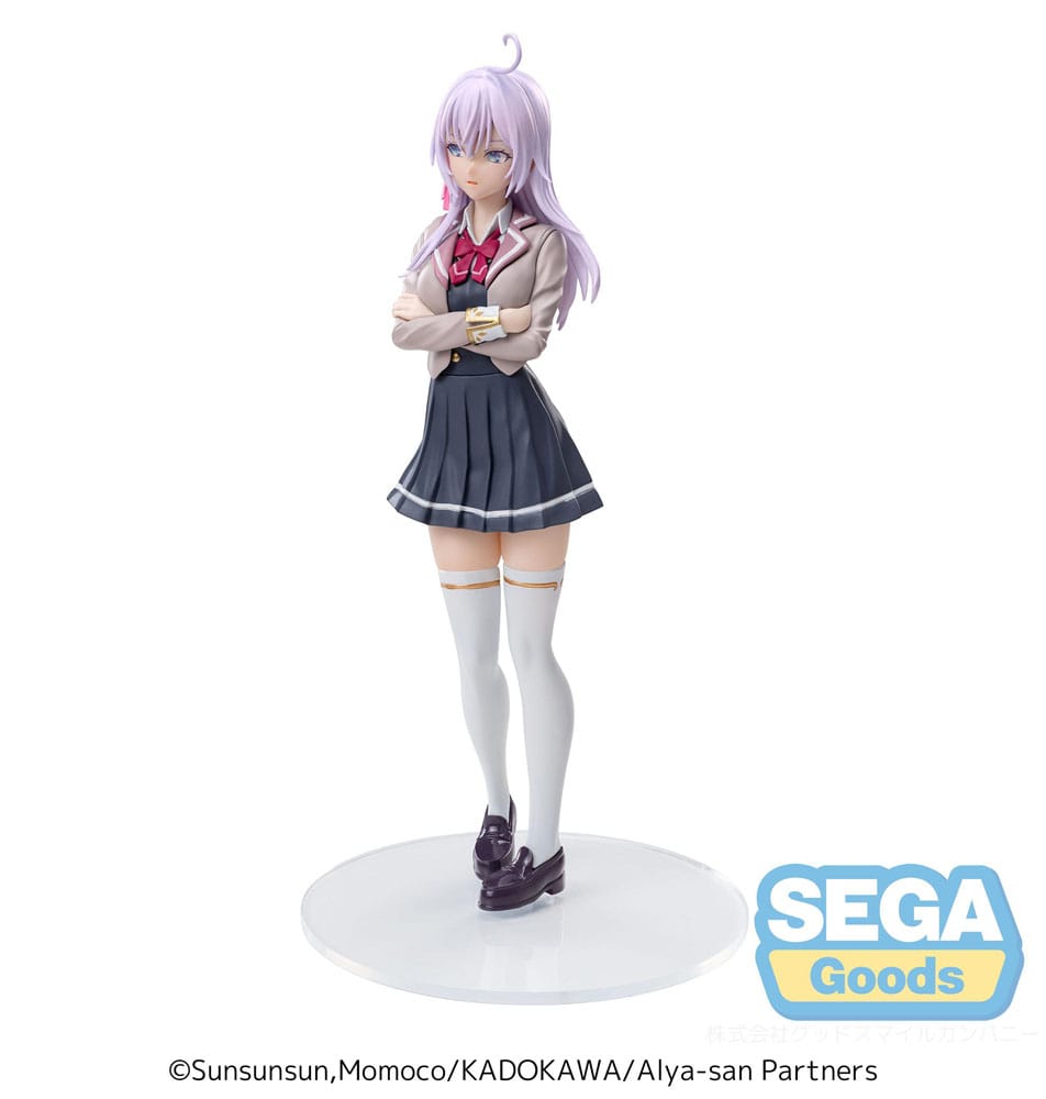 Alya Sometimes Hides Her Feelings in Russian Luminasta PVC Statue Alya Uniform Ver. 18 cm Prizefiguren Yokina