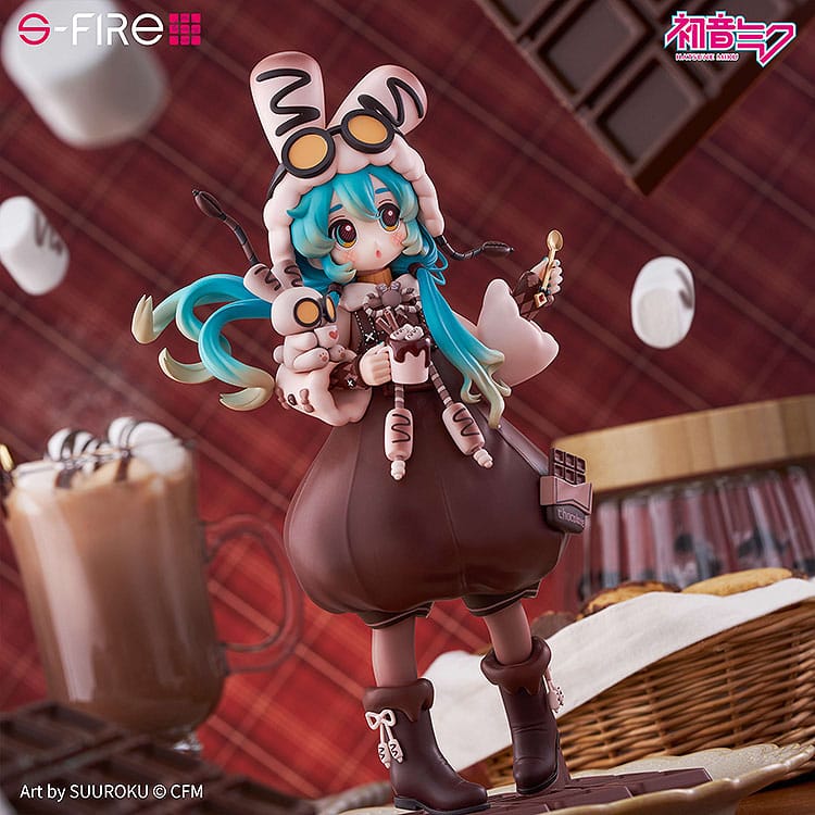 Character Vocal Series 01: Hatsune Miku PVC Statue Hatsune Miku Marshmallow Hot Cocoa 22 cm Prizefiguren Yokina