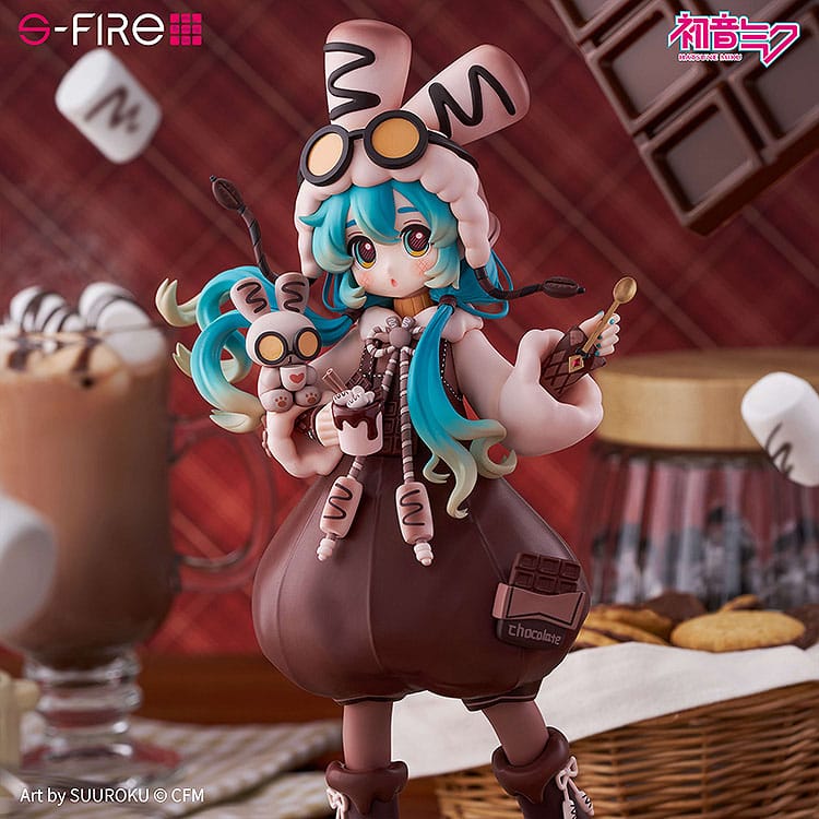 Character Vocal Series 01: Hatsune Miku PVC Statue Hatsune Miku Marshmallow Hot Cocoa 22 cm Prizefiguren Yokina