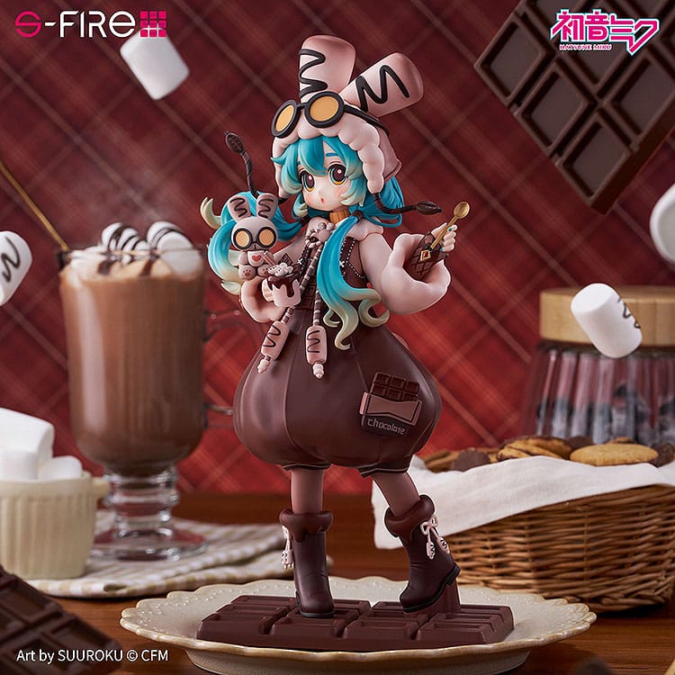 Character Vocal Series 01: Hatsune Miku PVC Statue Hatsune Miku Marshmallow Hot Cocoa 22 cm Prizefiguren Yokina