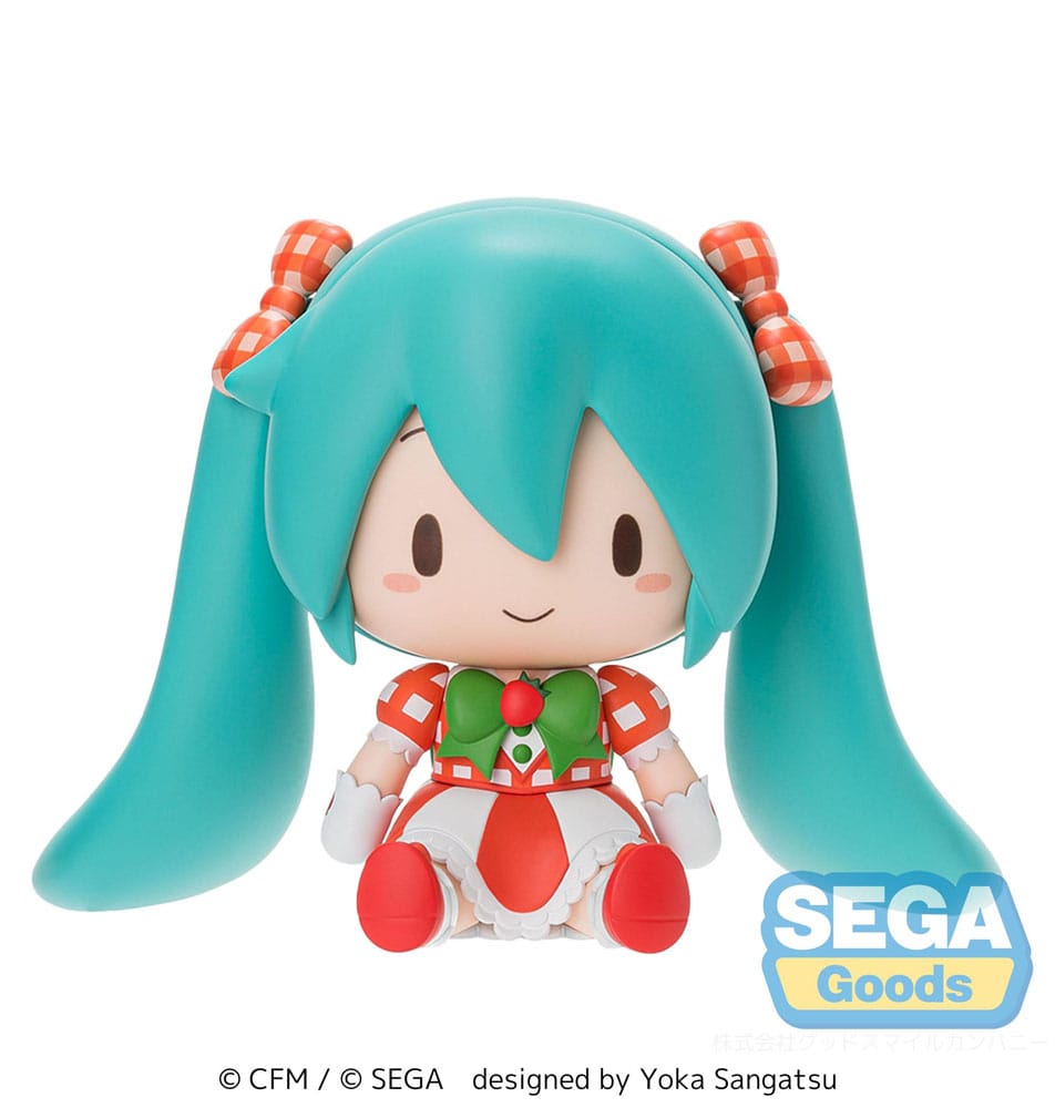 Character Vocal Series 01: Hatsune Miku Fuwa Petit Chibi Figur Hatsune Miku x Love and Berry Dress Up and Dance! Lovely Strawberry 8 cm Minifiguren Yokina