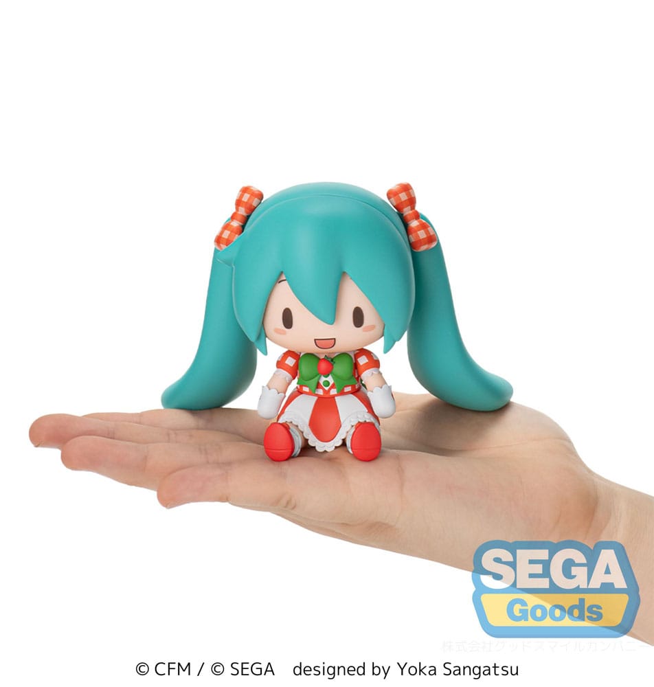 Character Vocal Series 01: Hatsune Miku Fuwa Petit Chibi Figur Hatsune Miku x Love and Berry Dress Up and Dance! Lovely Strawberry 8 cm Minifiguren Yokina