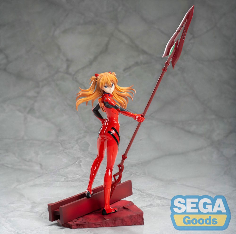 Evangelion: 3.0+1.0 Thrice Upon a Time Luminasta PVC Statue Asuka Shikinami Langley x Spear of Longinus 20 cm Prizefiguren Yokina