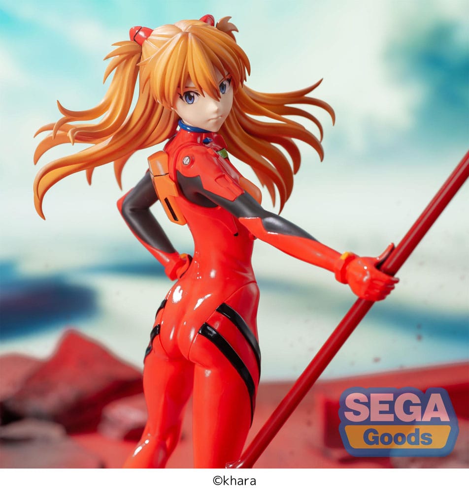Evangelion: 3.0+1.0 Thrice Upon a Time Luminasta PVC Statue Asuka Shikinami Langley x Spear of Longinus 20 cm Prizefiguren Yokina