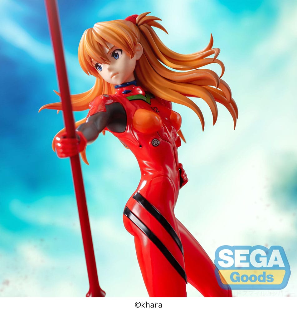 Evangelion: 3.0+1.0 Thrice Upon a Time Luminasta PVC Statue Asuka Shikinami Langley x Spear of Longinus 20 cm Prizefiguren Yokina