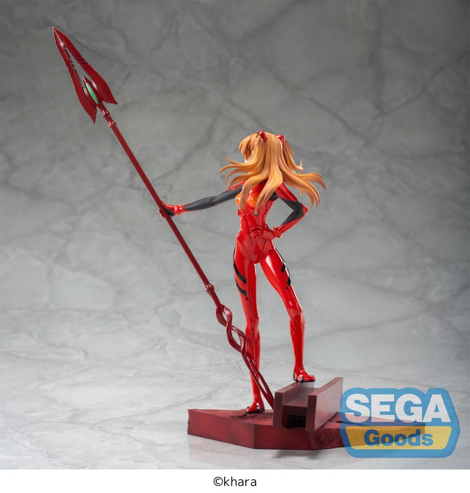 Evangelion: 3.0+1.0 Thrice Upon a Time Luminasta PVC Statue Asuka Shikinami Langley x Spear of Longinus 20 cm Prizefiguren Yokina