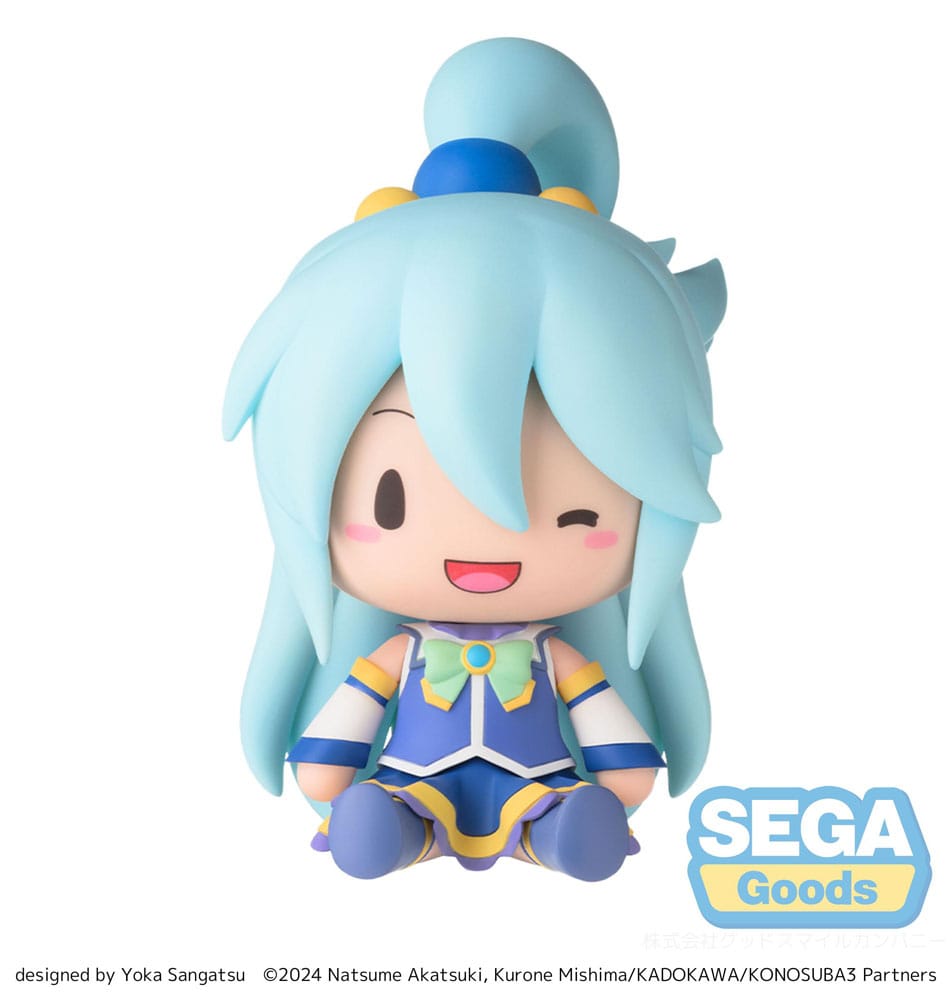 Konosuba God´s blessing on this wonderful world! 3 Fuwa Petit Chibi Figur Aqua 10 cm Minifiguren Yokina