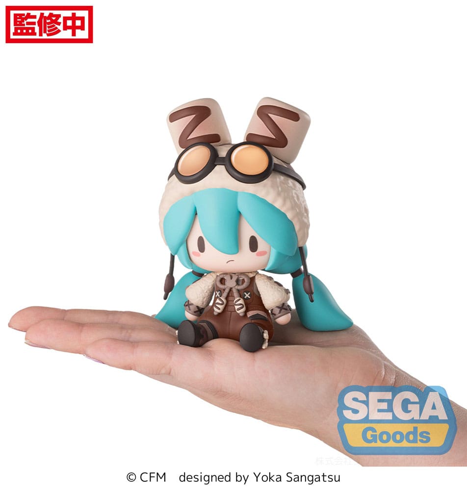 Character Vocal Series 01: Hatsune Miku Fuwa Petit Chibi Figur Hatsune Miku Marshmallow Hot Cocoa 10 cm Minifiguren Yokina