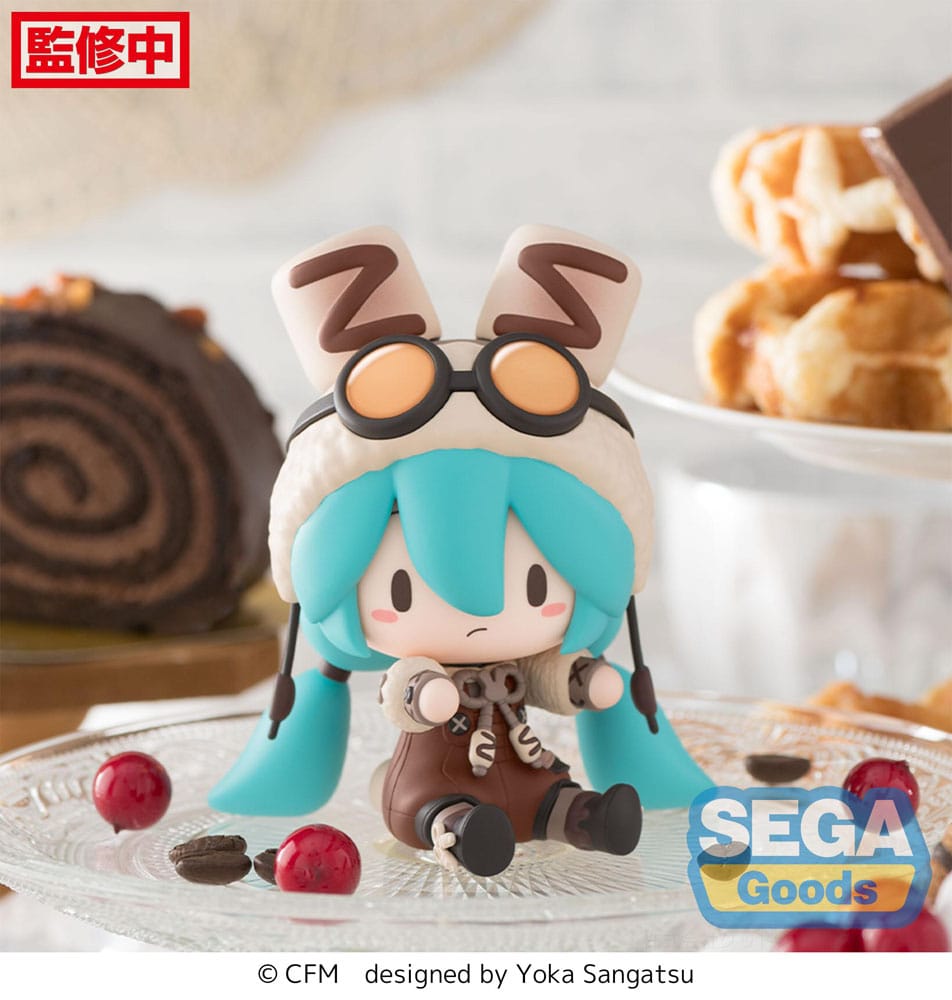 Character Vocal Series 01: Hatsune Miku Fuwa Petit Chibi Figur Hatsune Miku Marshmallow Hot Cocoa 10 cm Minifiguren Yokina