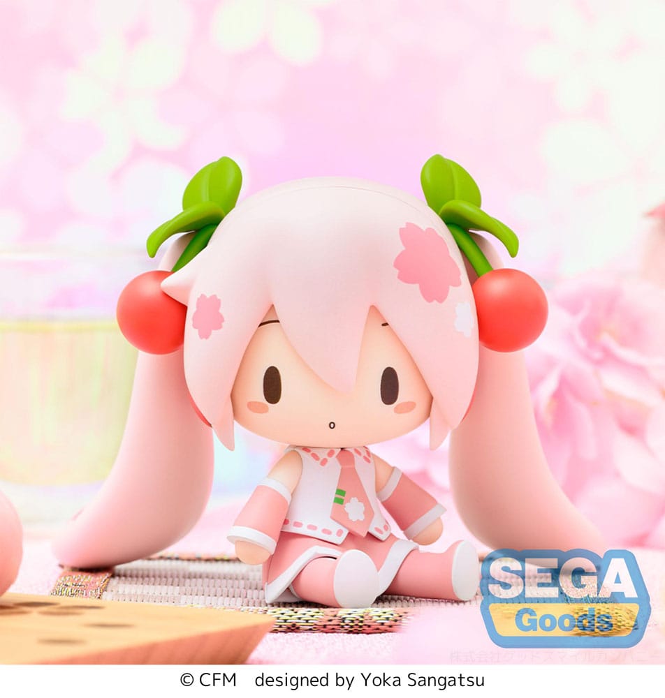 Character Vocal Series 01: Hatsune Miku Fuwa Petit Chibi Figur Sakura Miku 8 cm Minifiguren Yokina